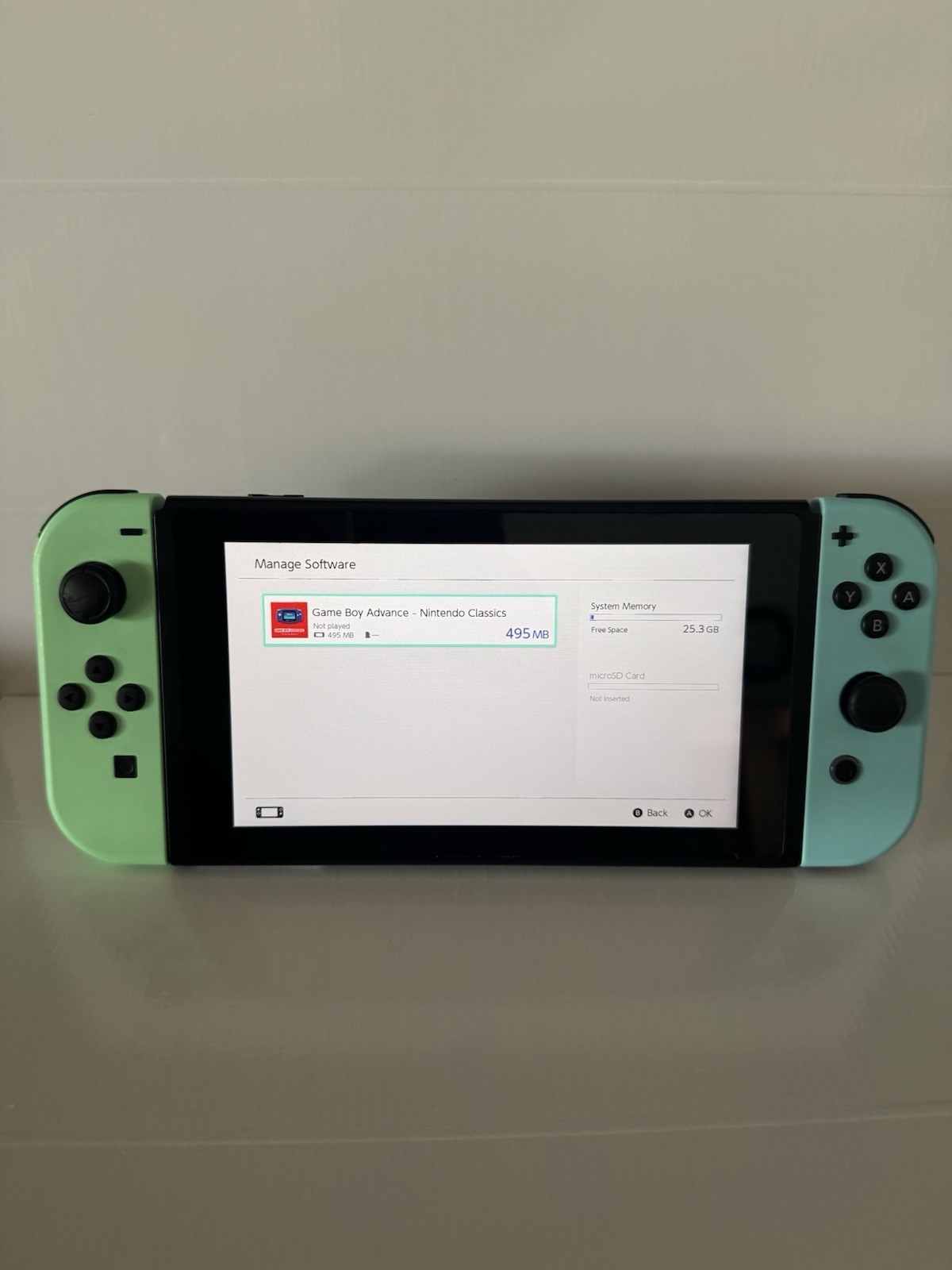 Nintendo Switch v2 Video Game Console Only HAC-001(-01) Animal Crossing Edition