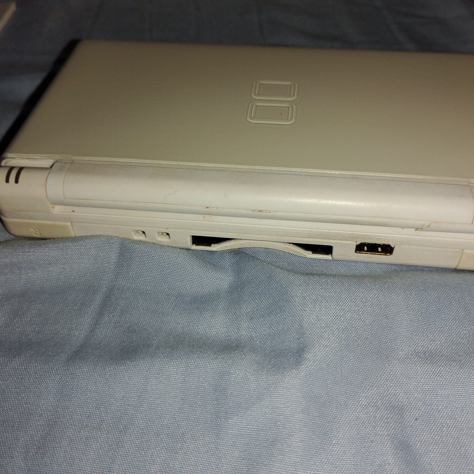 Nintendo DS Lite Console White Working With Box And Instruction Manual NDS