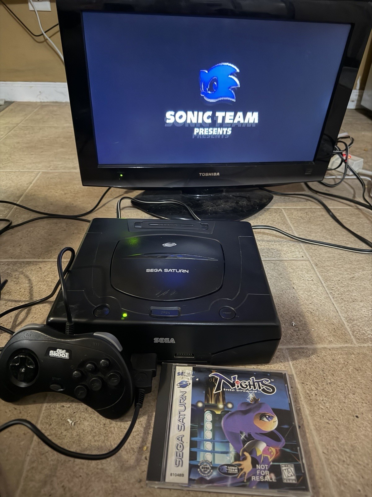 Sega Saturn Tested With game Wow