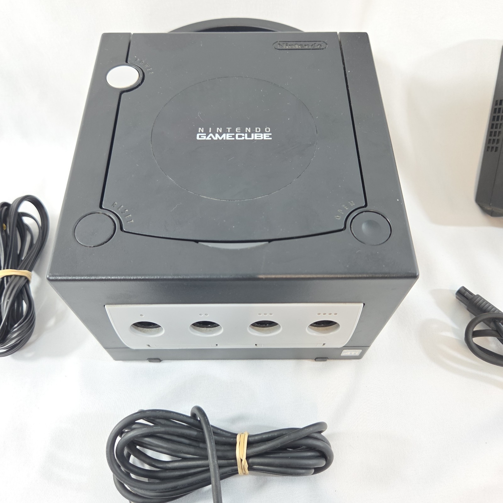 Nintendo GameCube Console Black DOL-001 With OEM Controller – Tested & Working