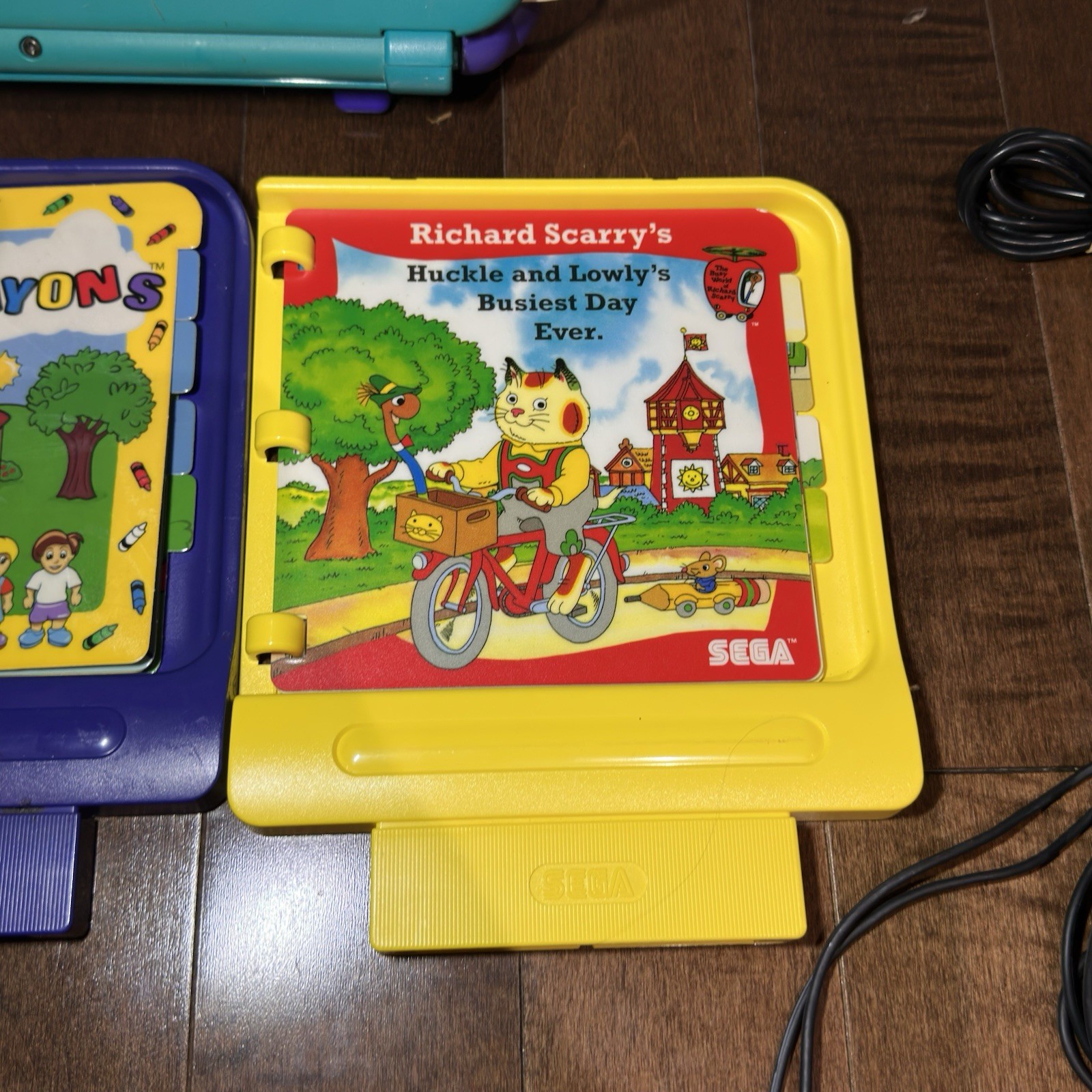 Sega Pico Console System Tested Working W Power And AV Cords WORKS