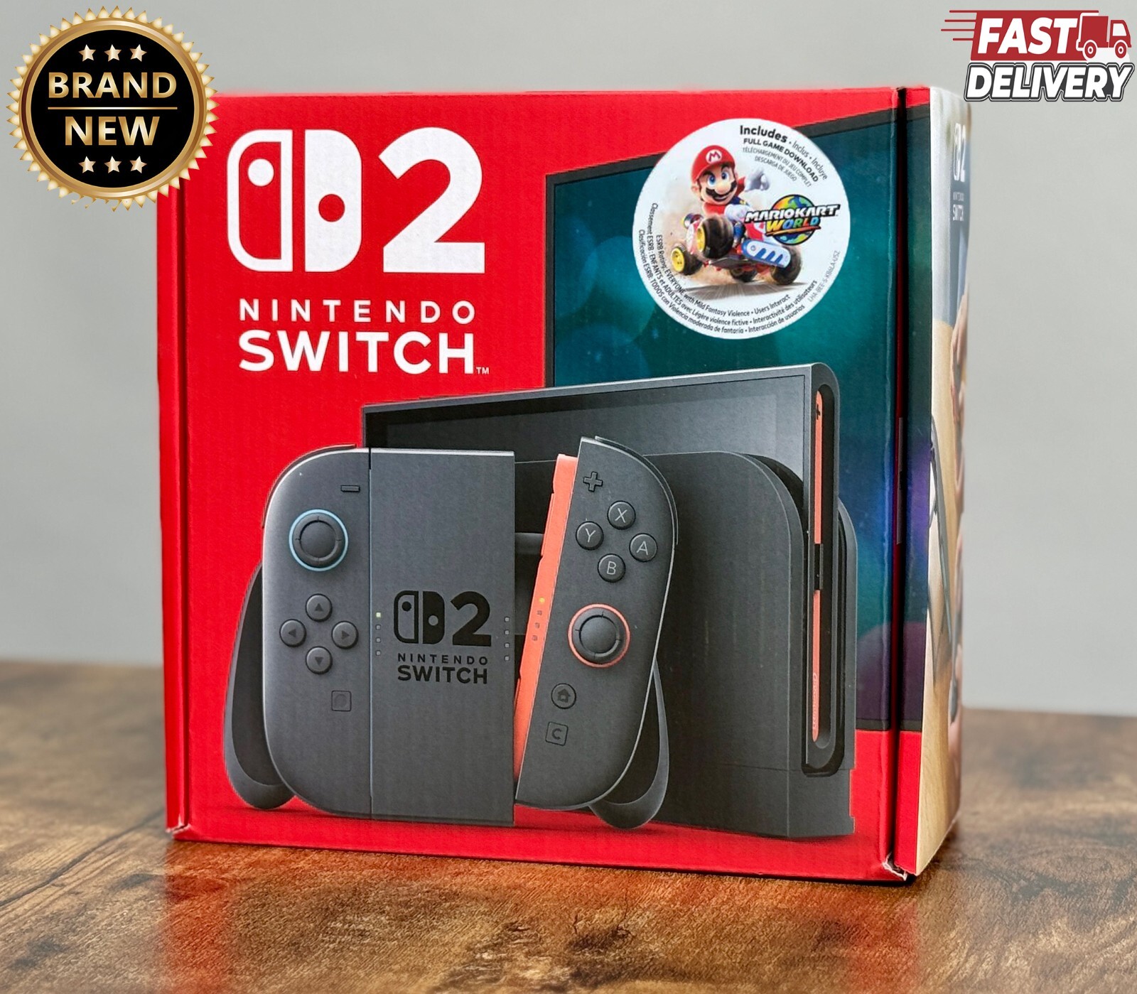 🔥 BRAND NEW🔥 Nintendo Switch 2 Console+Mario Kart World Bundle–Ready to Ship