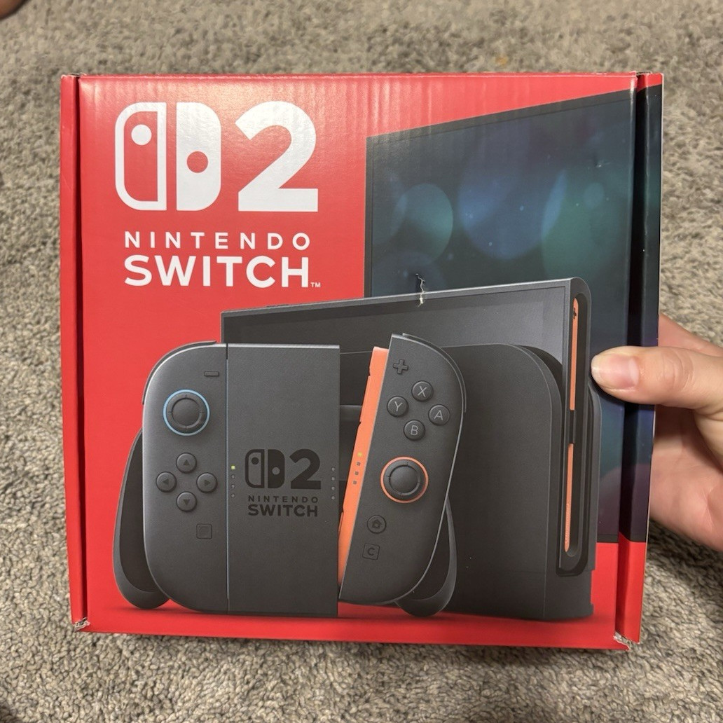 Nintendo Switch 2 Console 256GB 4K HDMI Wi-Fi Joy-Con Blue/Orange Dock
