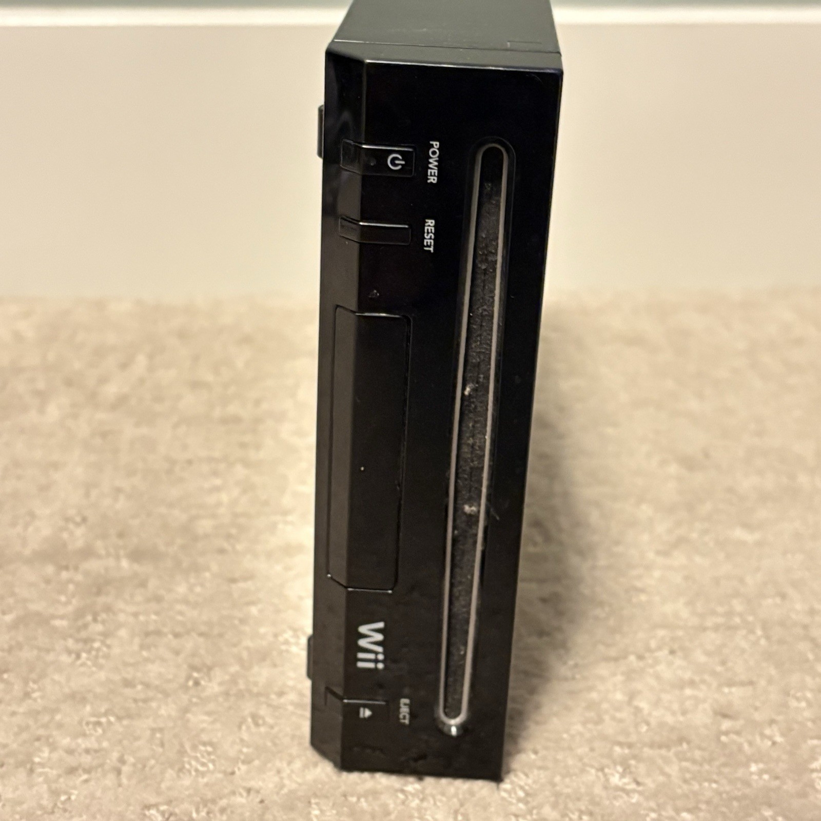 Nintendo Wii Replacement Console Only Black RVL-101 (USA) UnTested