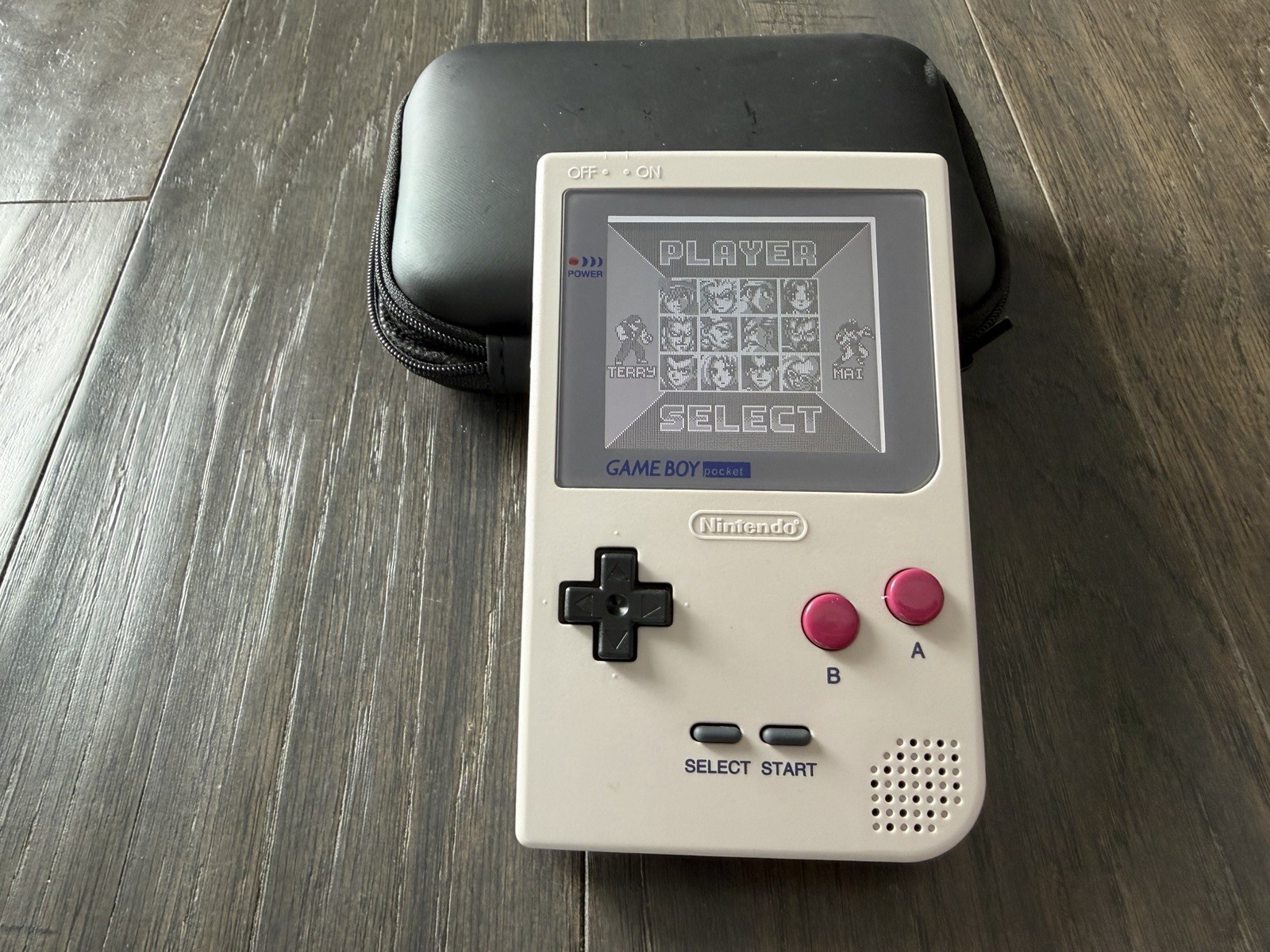 Gameboy Pocket GBP W/ IPS Q5 Backlight & New Shell & Rechargeable Battery – Gray