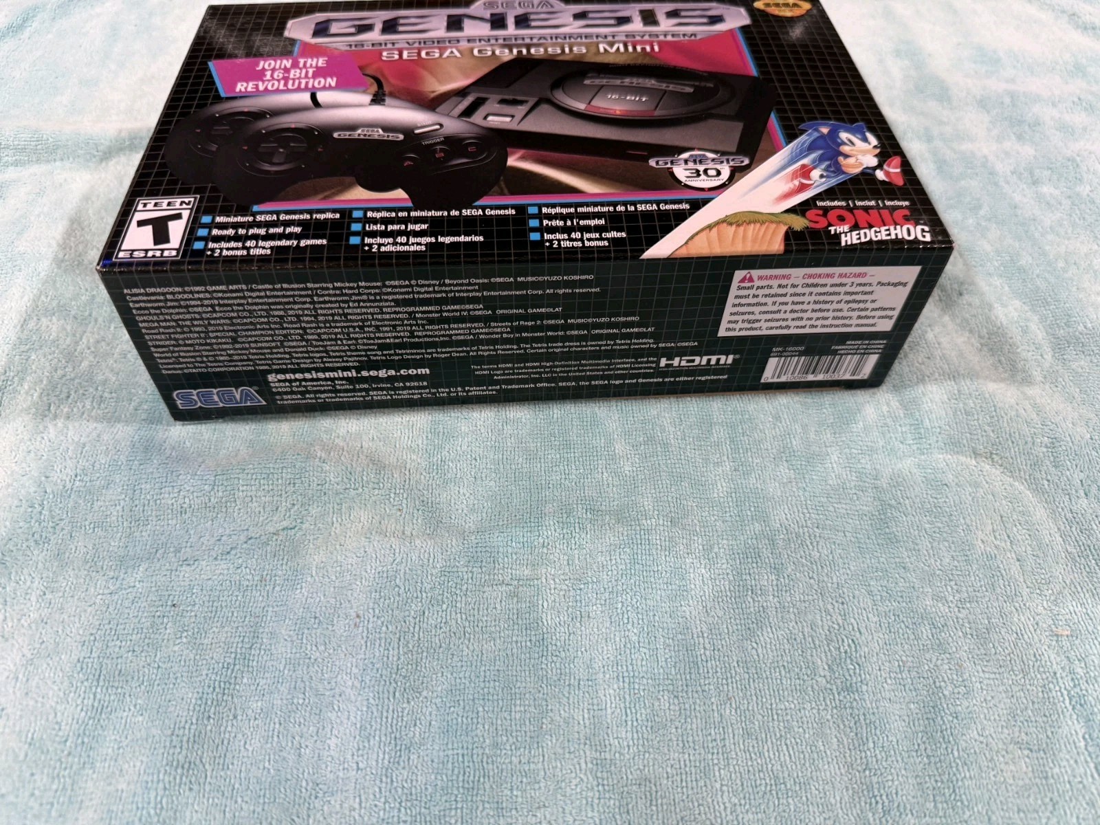 SEGA GENESIS Mini By SEGA Console 42 GAMES 30 Years Anniversary 2019 Edition