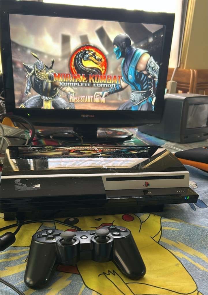 Sony PlayStation 3 Fat PS3 80GB Black Console Gaming System – Tested & Working