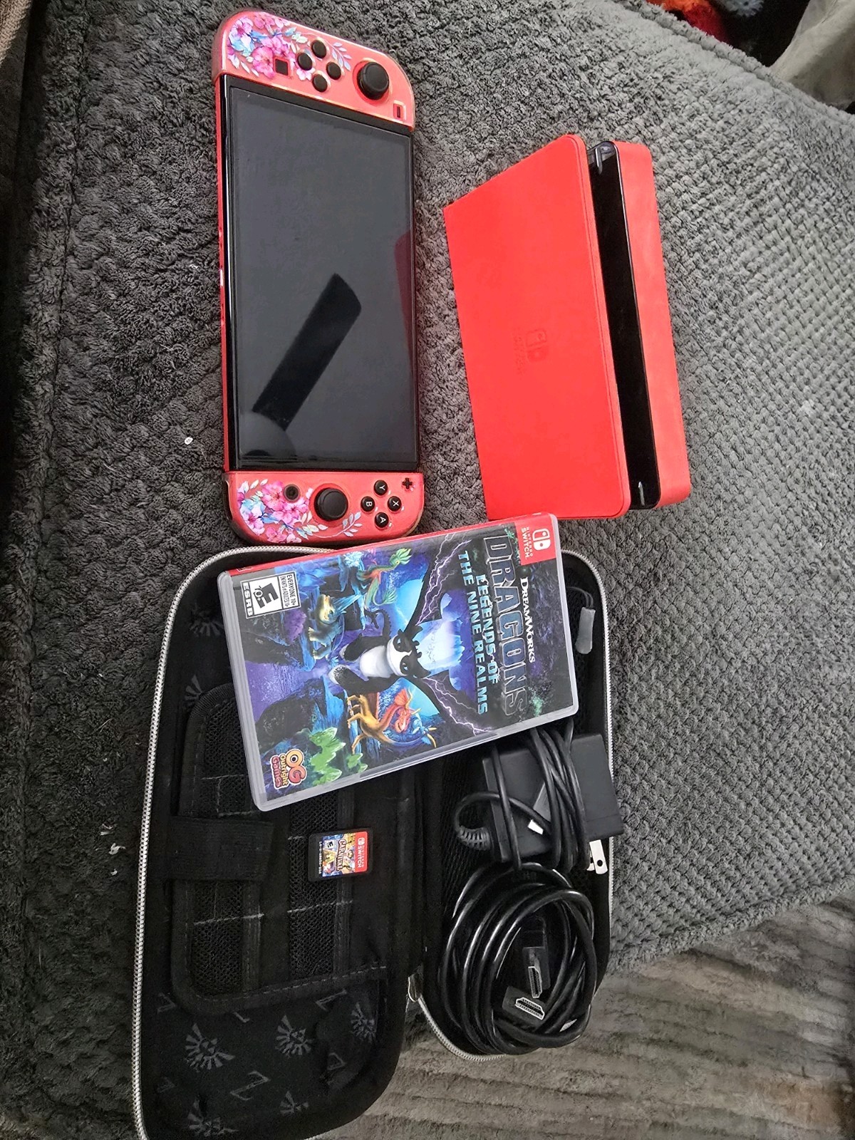 Nintendo Switch (OLED Model) HEG-001 Mario Red Edition 64GB Console