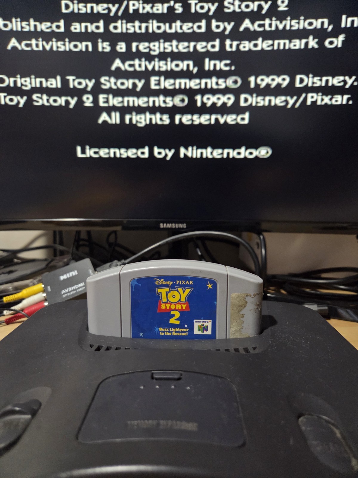 Nintendo 64 System system Stuck Reset Button Works