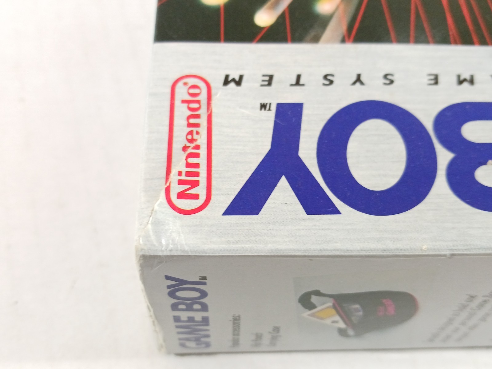 Nintendo GameBoy DMG Longbox Tested CIB Long Box Launch Edition Headphones Foam