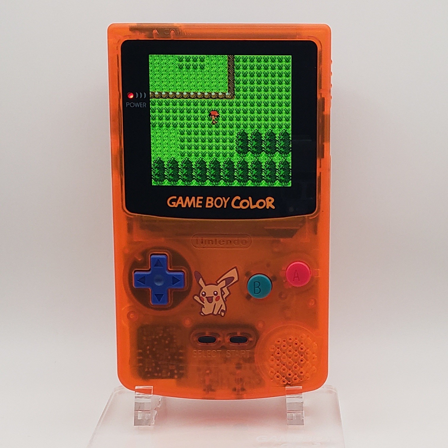 Laminated OLED Screen – Pikachu Game Boy Color – Upgraded Original GBC