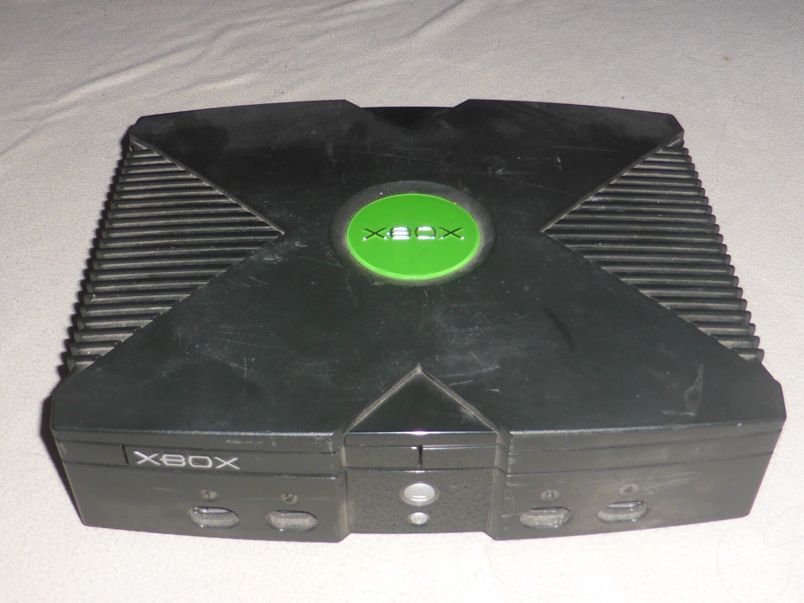 ORIGINAL XBOX MICROSOFT VIDEO GAME SYSTEM CONSOLE ONLY BLACK