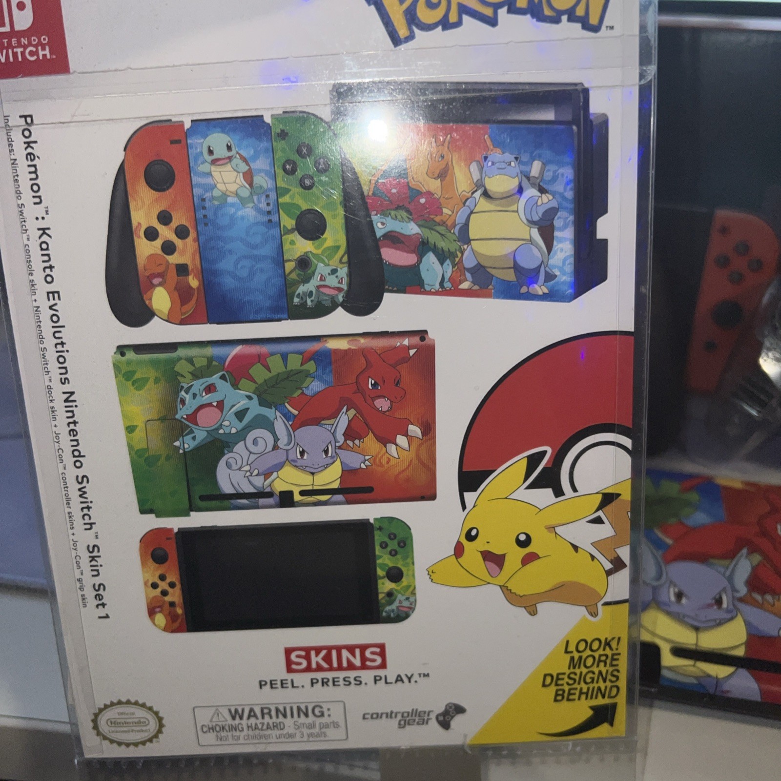 32GB Nintendo Switch Console Bundle POKEMON THEME EXTRA CONTROLLERS!
