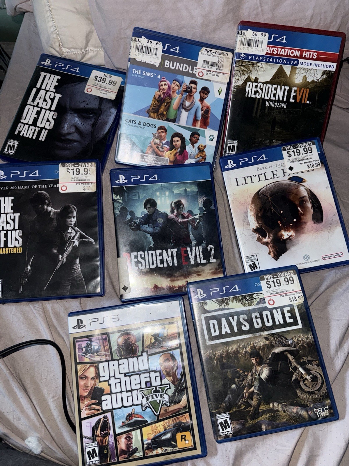 Sony PlayStation 5 PS5 Disc Console Blu-Ray 4K UHD 825GB w/ 2 Controllers