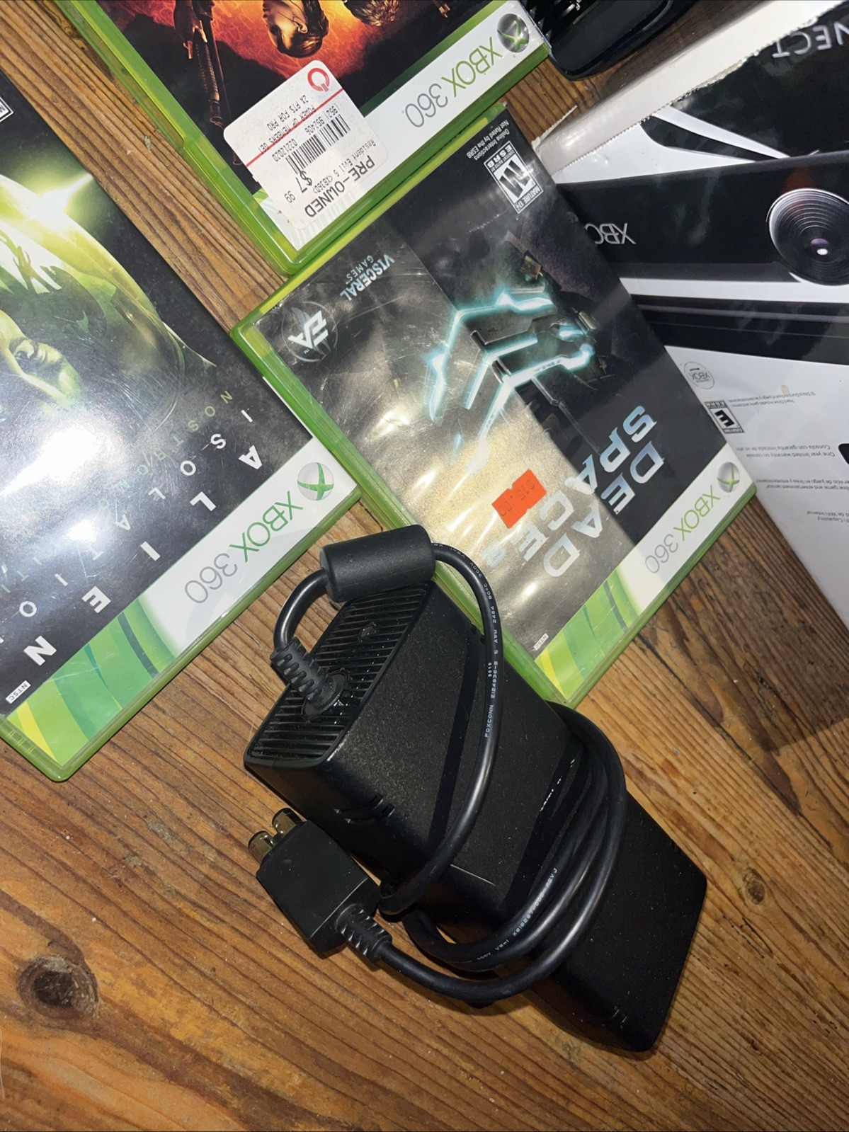 Microsoft Xbox 360 S 250gb Slim & Games – Console Box Cords Kinect Lot Bundle