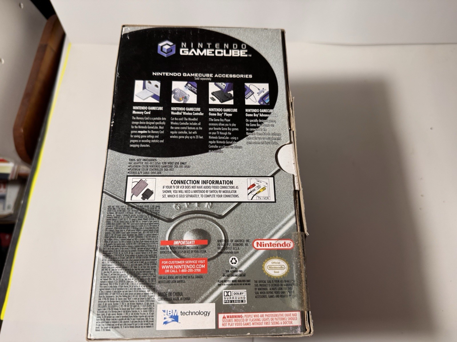 Platinum Metroid Prime Console Bundle Nintendo GameCube SEALED GAME COMPLETE