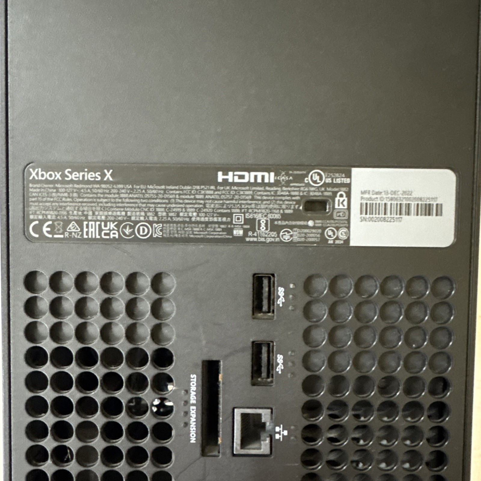 Microsoft Xbox Series X Console Broken No Audio Output