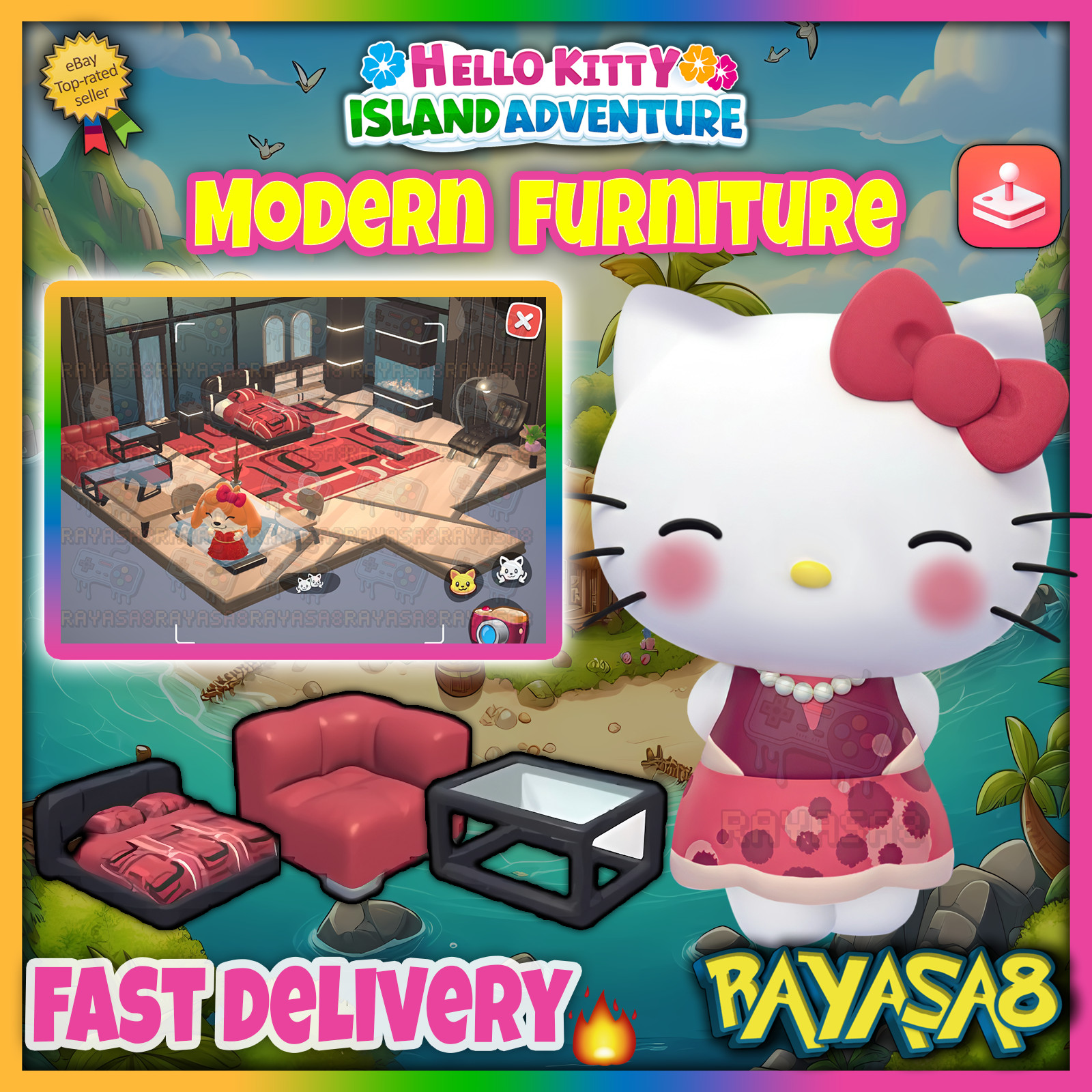 Modern Furniture Hello Kitty Island Adventure | Arcade | |
