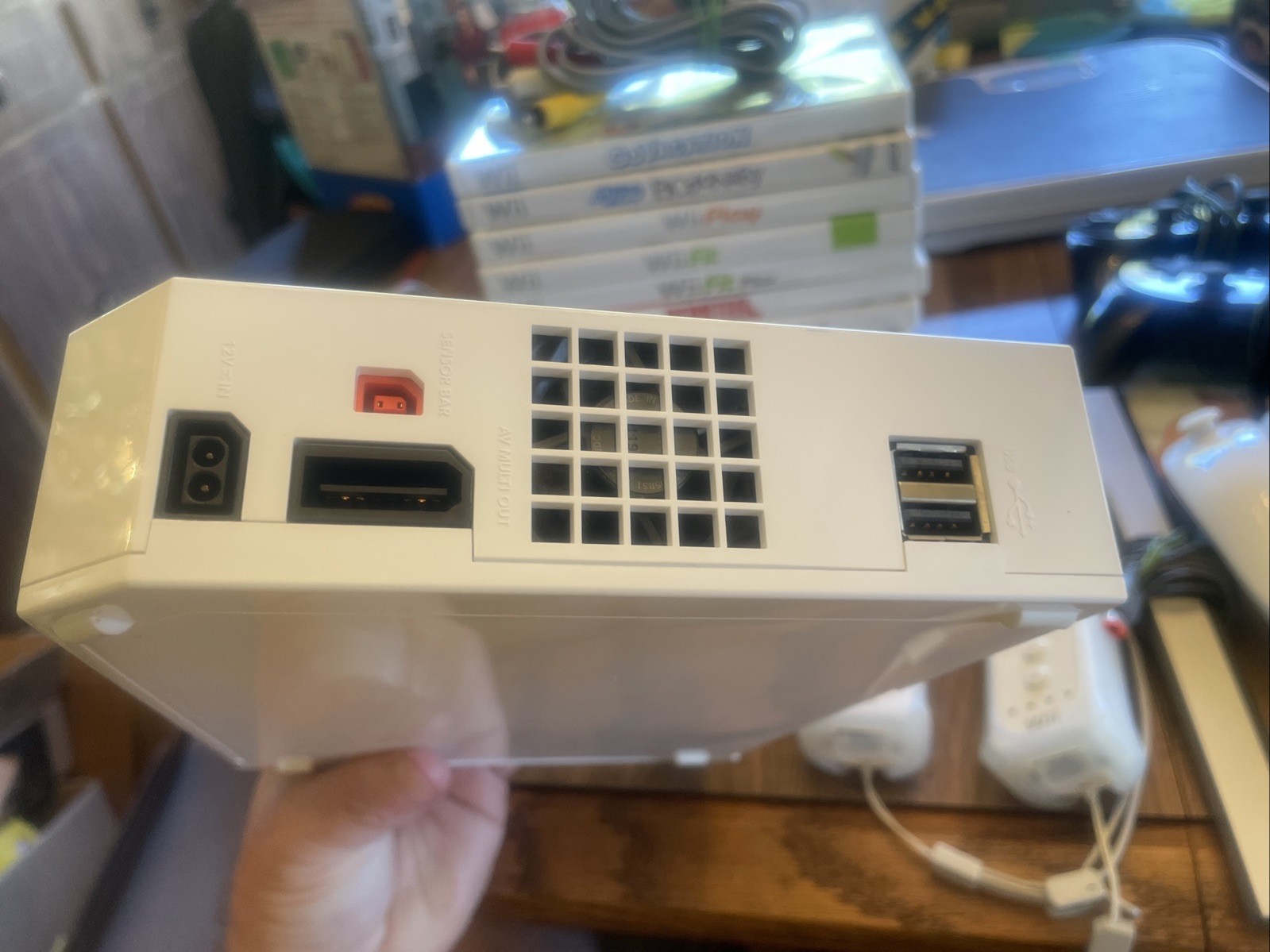 Nintendo Wii Console with Wii Sports – Multiple Controllers And Games. Tested!
