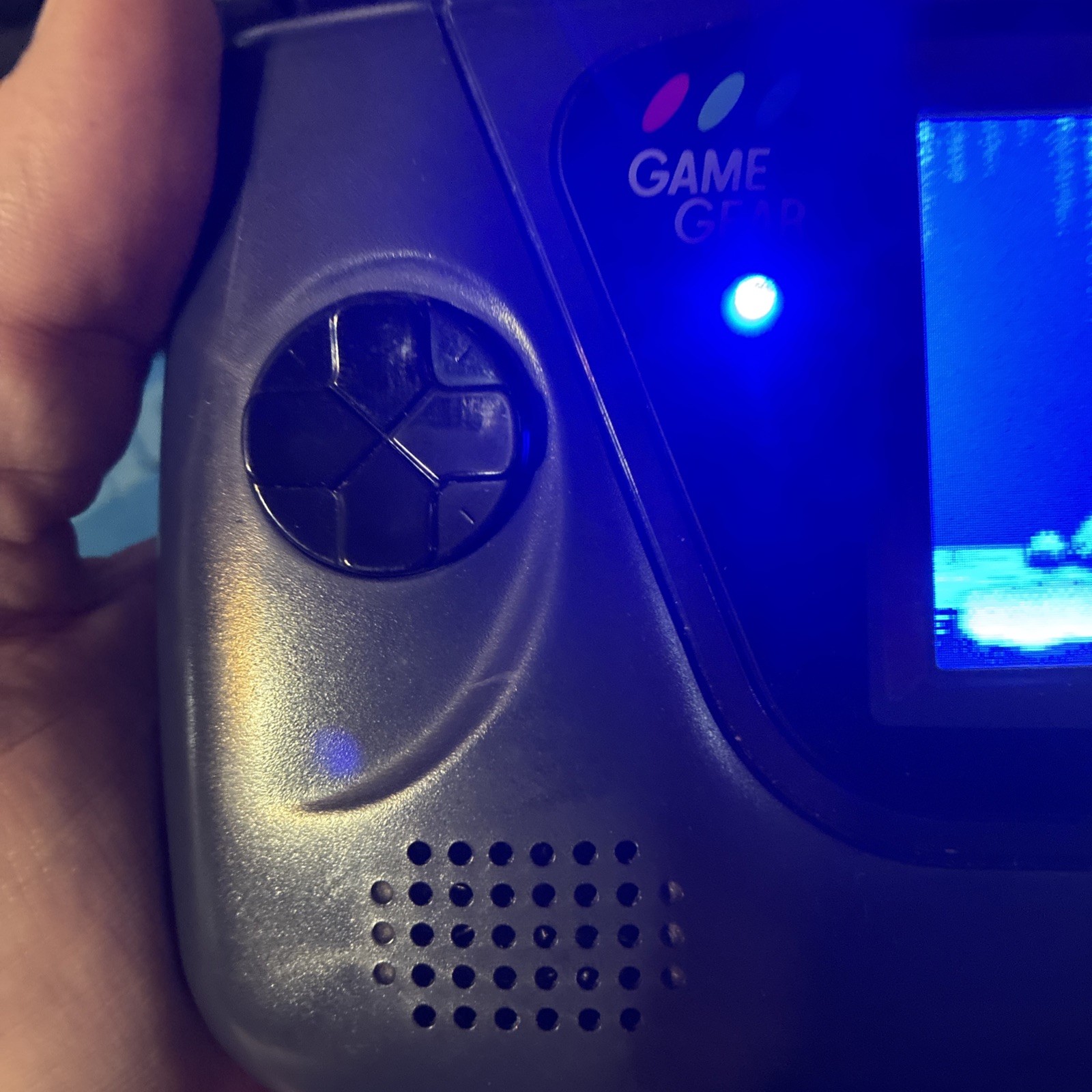 SEGA Game Gear Handheld IPS Screen & Blue LED with Everdrive & Games
