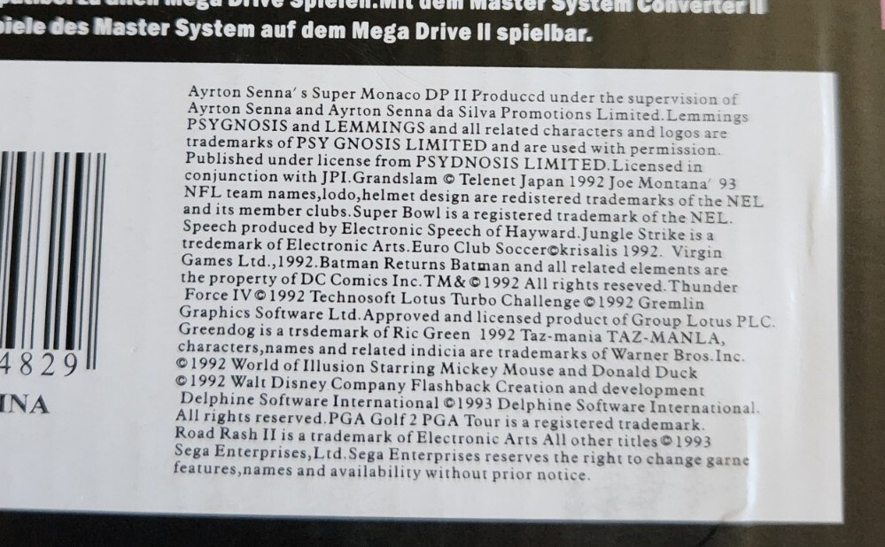 Sega Mega Drive 2 16 BIT Super 368 In 1 Console System Built-in Games UK Plug