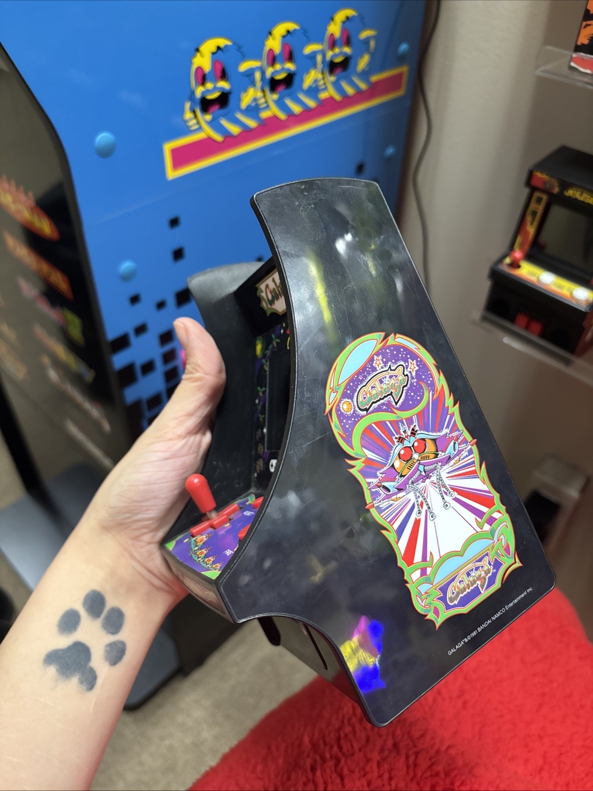 Galaga Mini My Arcade Cabinet Game Machine Retro Micro Player Tested Working