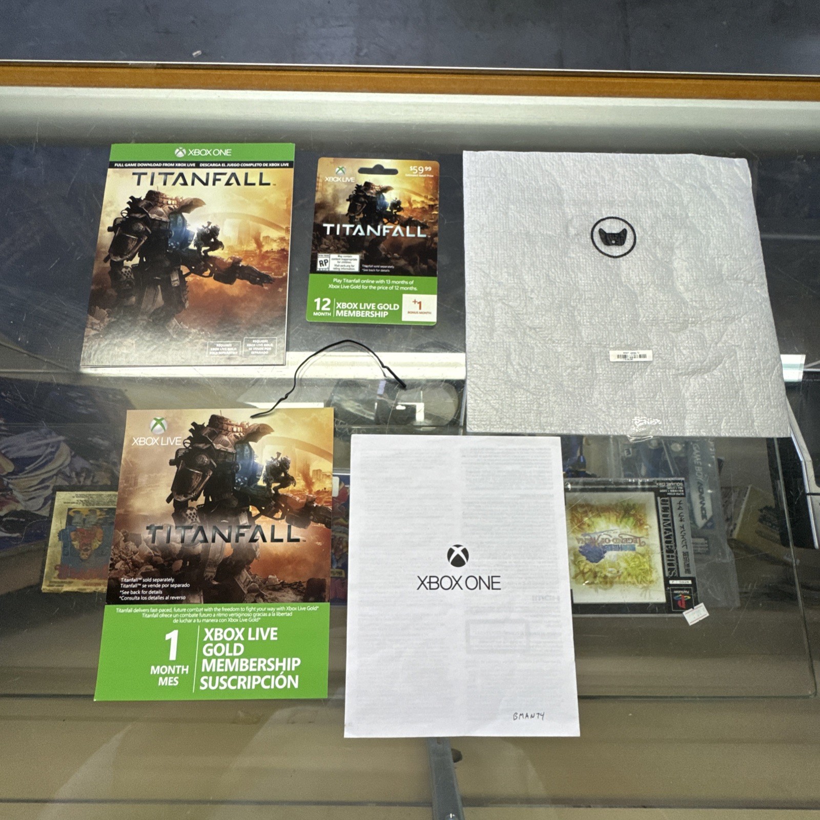 Microsoft Xbox One Titanfall Bundle 500GB Black Console BOX ONLY- All Inserts