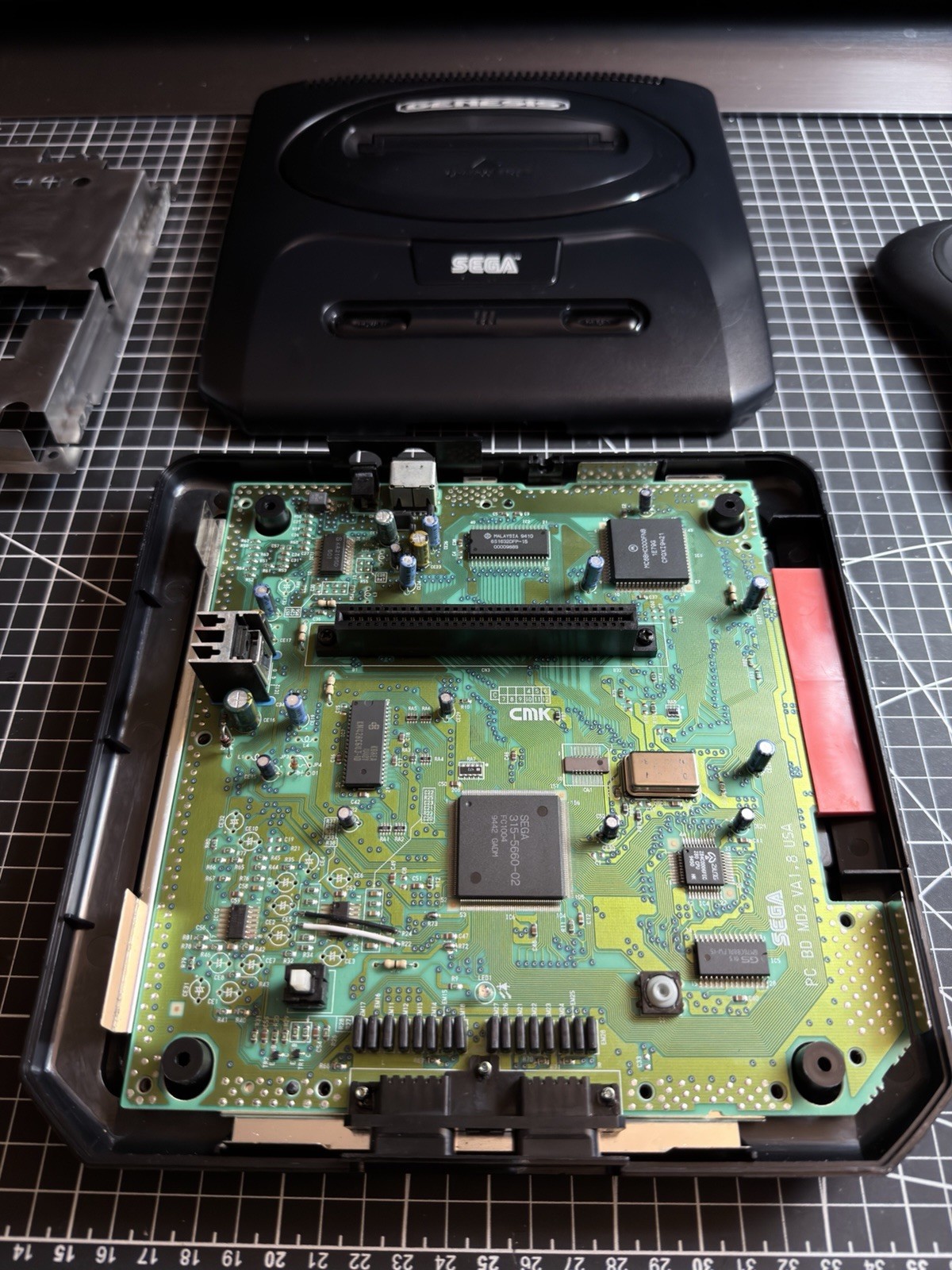 Sega Genesis Console Bundle Triple Bypass 3BP RGB Recapped LED VA1.8 🇺🇸 Seller