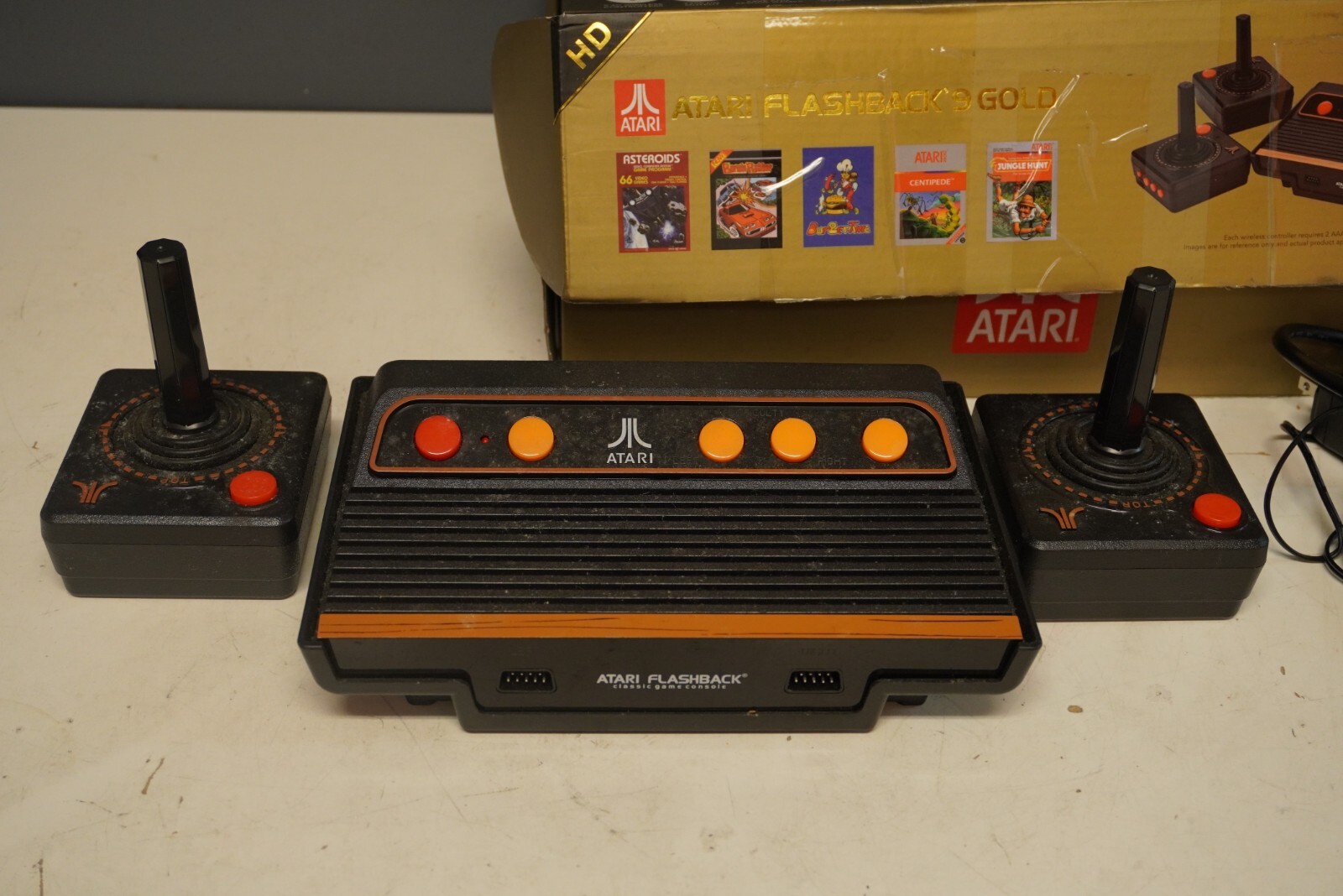 Atari Flashback 9 Gold HD Console w/ 120 Built in games – 2 Joystick Controllers