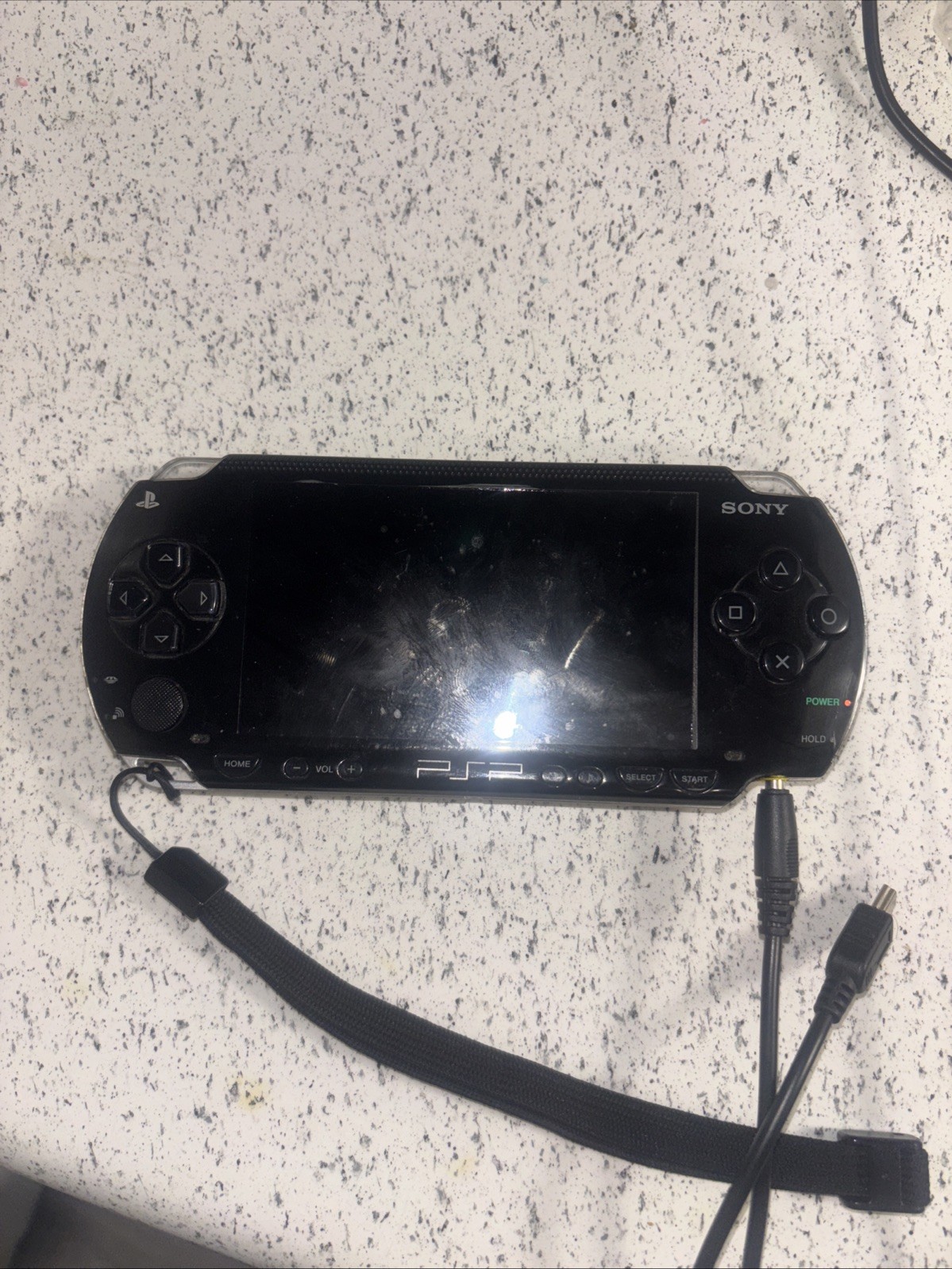 Sony PSP-1000 Playstation Portable Console Piano Black Used