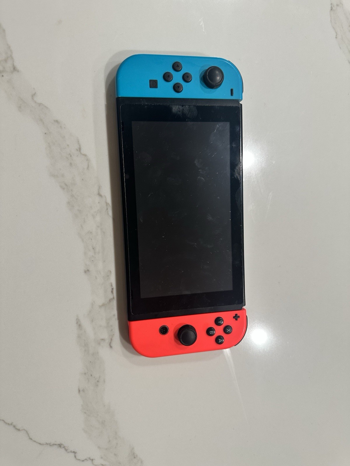 Nintendo Switch 32GB Gray Console with Neon Red and Neon Blue Joy-Con