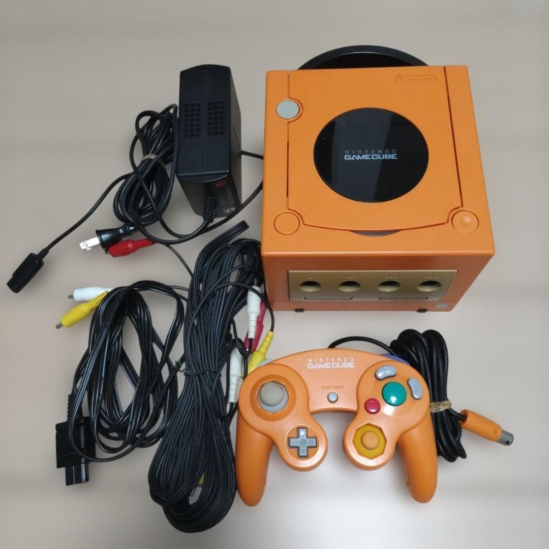 Nintendo GameCube Spice Orange Console GOOD