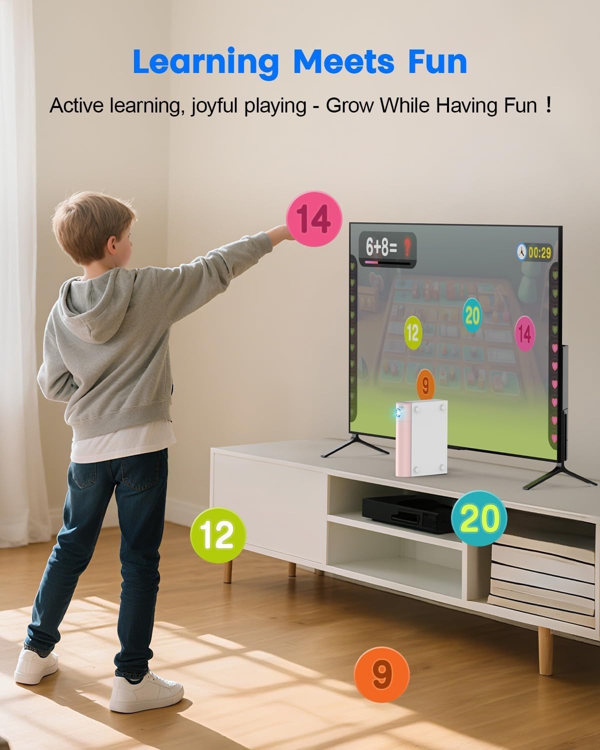 Motion Gaming Console for Kids: Interactive TV Fun, 28 Games Included