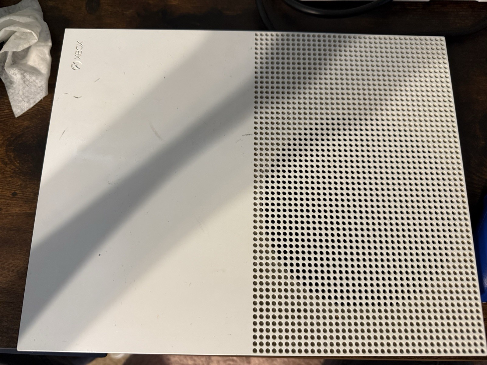 Microsoft Xbox One S White Home Console HDMI USB-A Ethernet IR Out