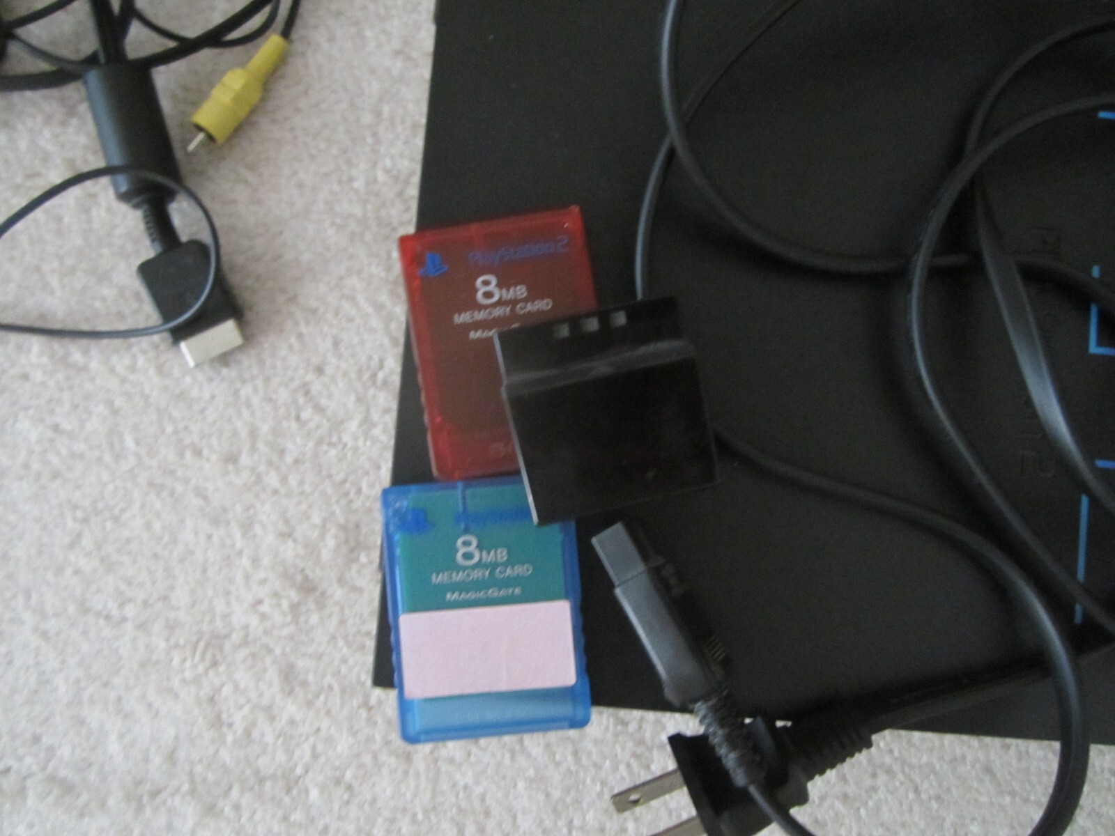 Sony PS2 Game System Bundle w/ contoller 7 Games 2 Memory Cards