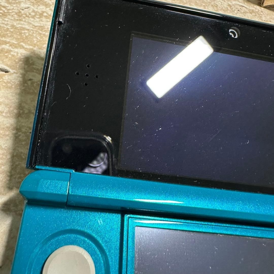 Nintendo 3DS Aqua Blue Console Boxed Complete Set 6571