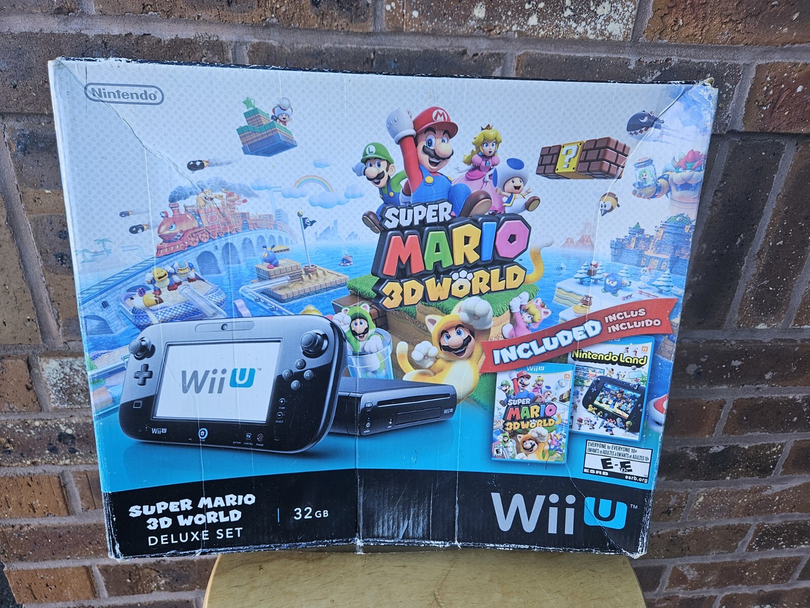 Nintendo Wii U Mario & Luigi Deluxe Box ONLY.