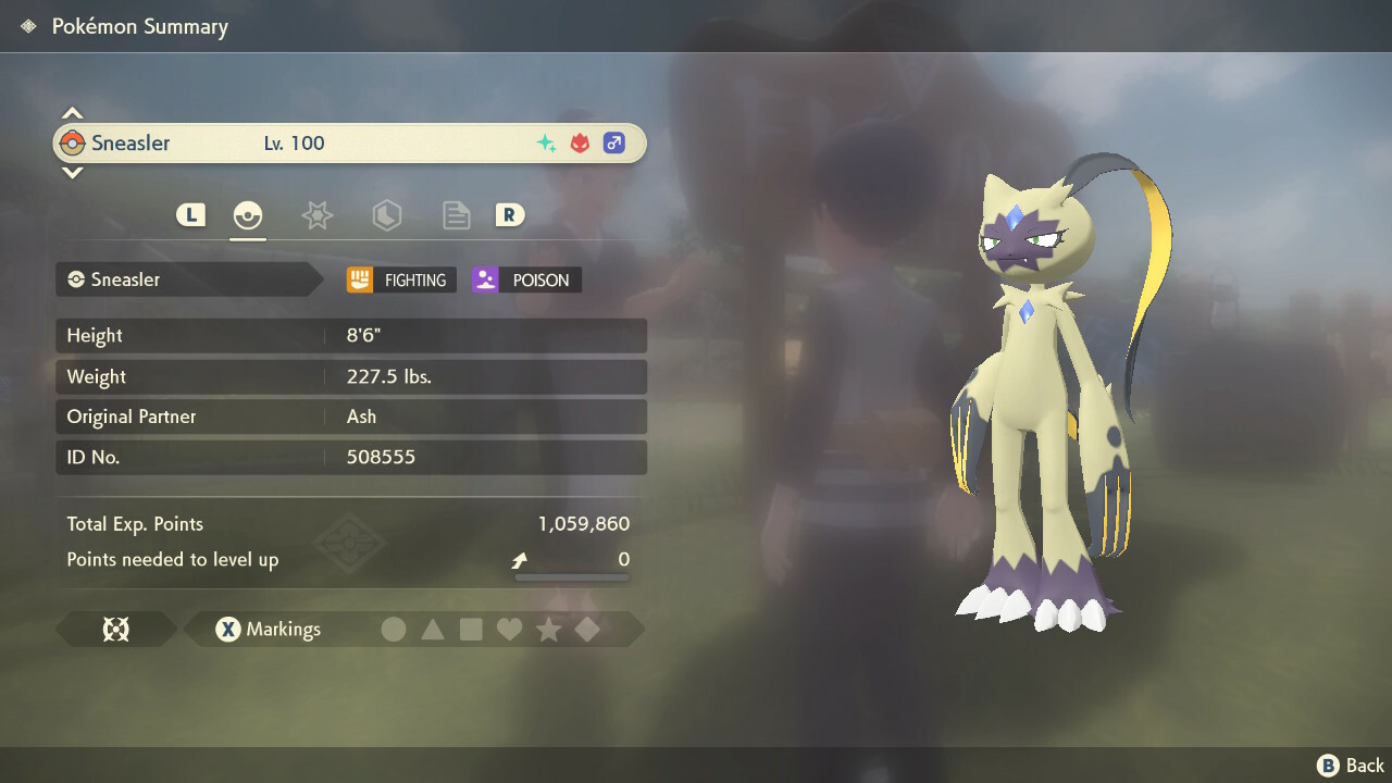 Sneasler Shiny Hisuian 6iv Alpha Non Shiny Best Stats Pokemon Legends Arceus