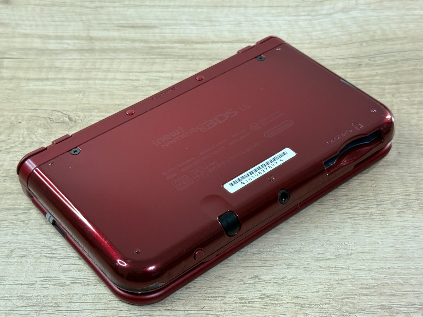 RANK B+ Nintendo New 3DS LL XL Metallic Red Console Tested Japan ver D9870