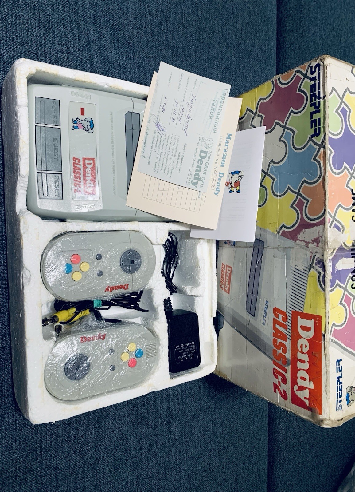 Dendy Classic 2 Steepler 8-bit Famiclone (Nes) Collectible Game Console (Rare)