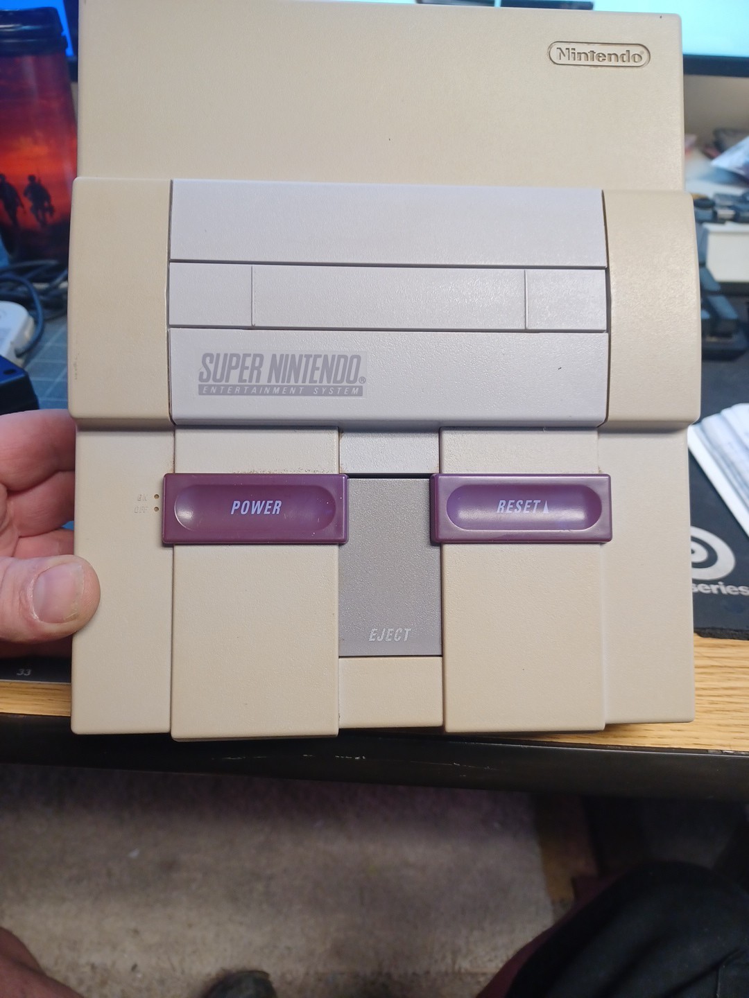 Super Nintendo -SNES SNS-001 Console Only -Tested Working