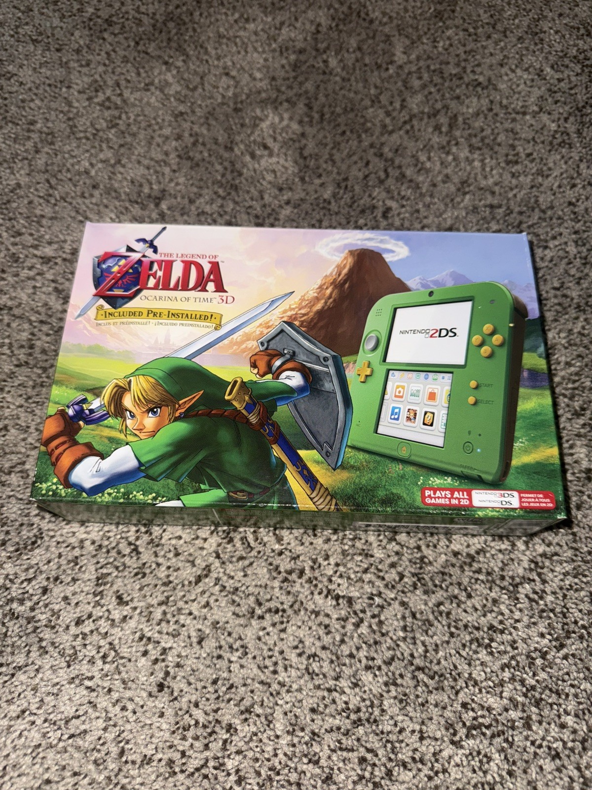 NEW! (Link Edition) Nintendo 2DS Console System Complete In Box