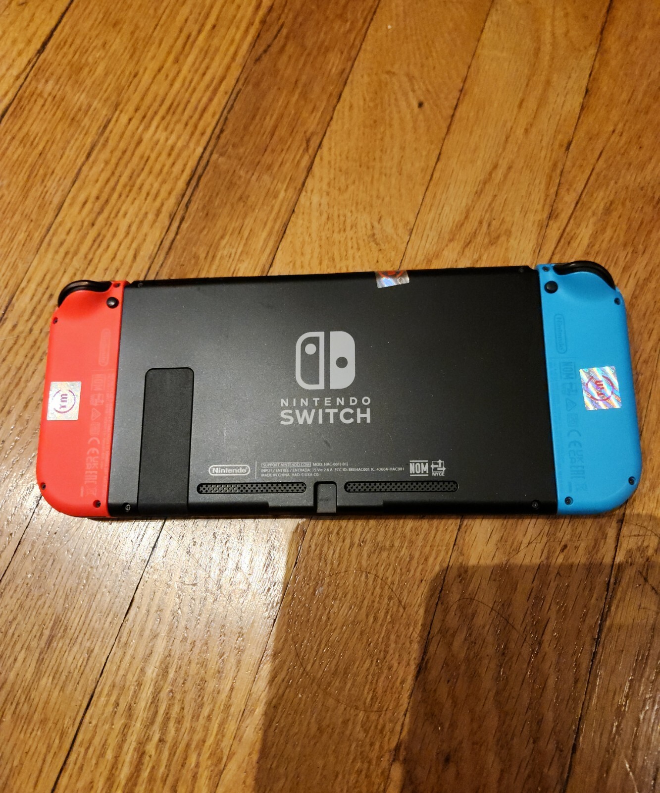 Nintendo Switch Console HAC-001 Bundle 2 Joycons, 1 Game, Ring, Original Package