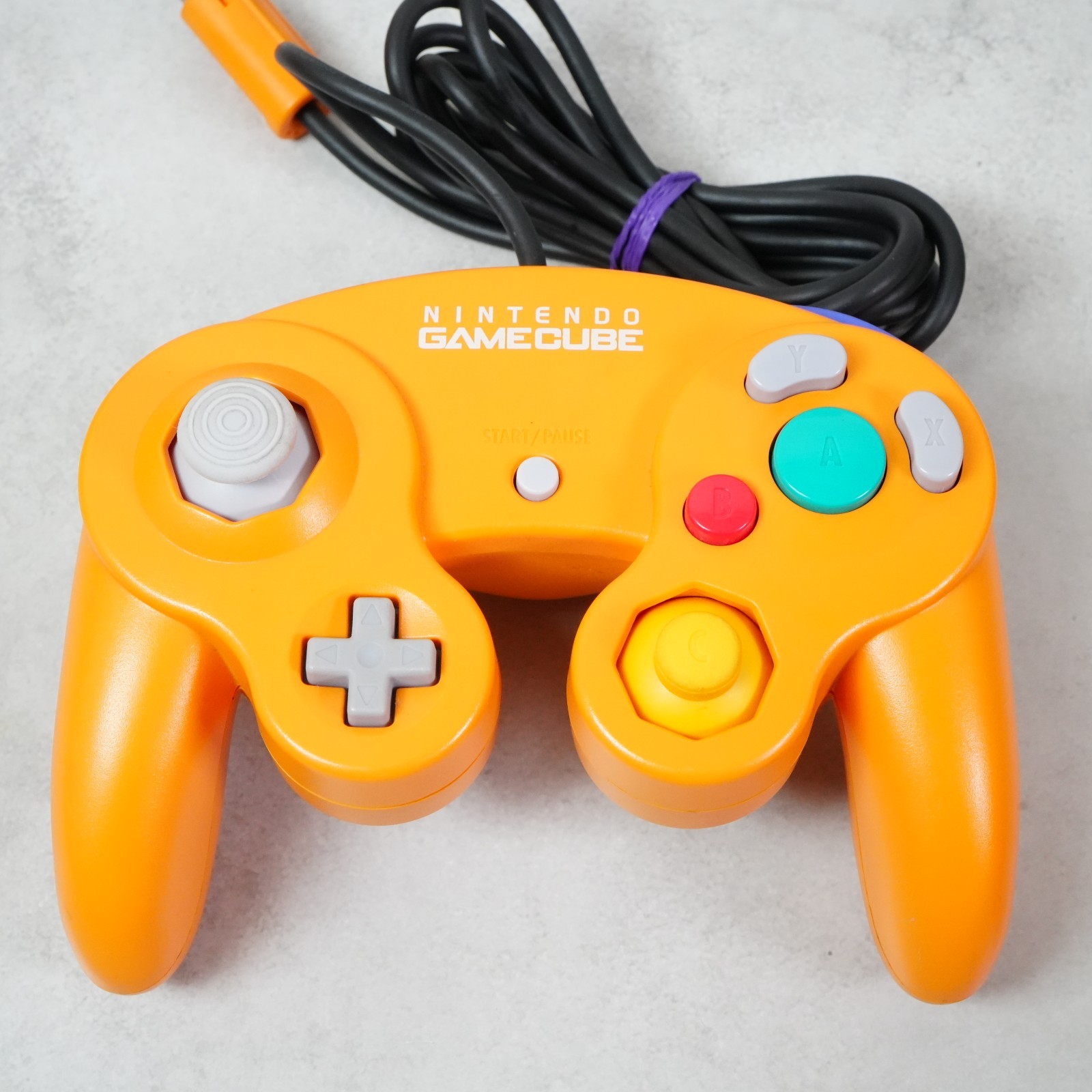Nintendo GameCube Spice Orange NTSC U-C/J Region Switch Mod w/Gameboy Player
