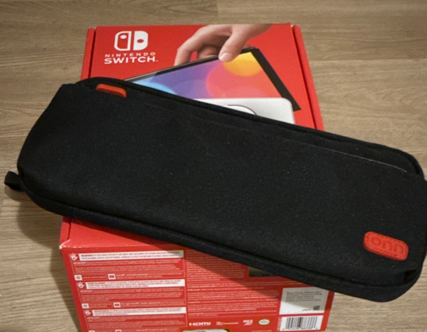 Nintendo Switch OLED Console Bundle with Joy-Con, Dock, Carrying Case