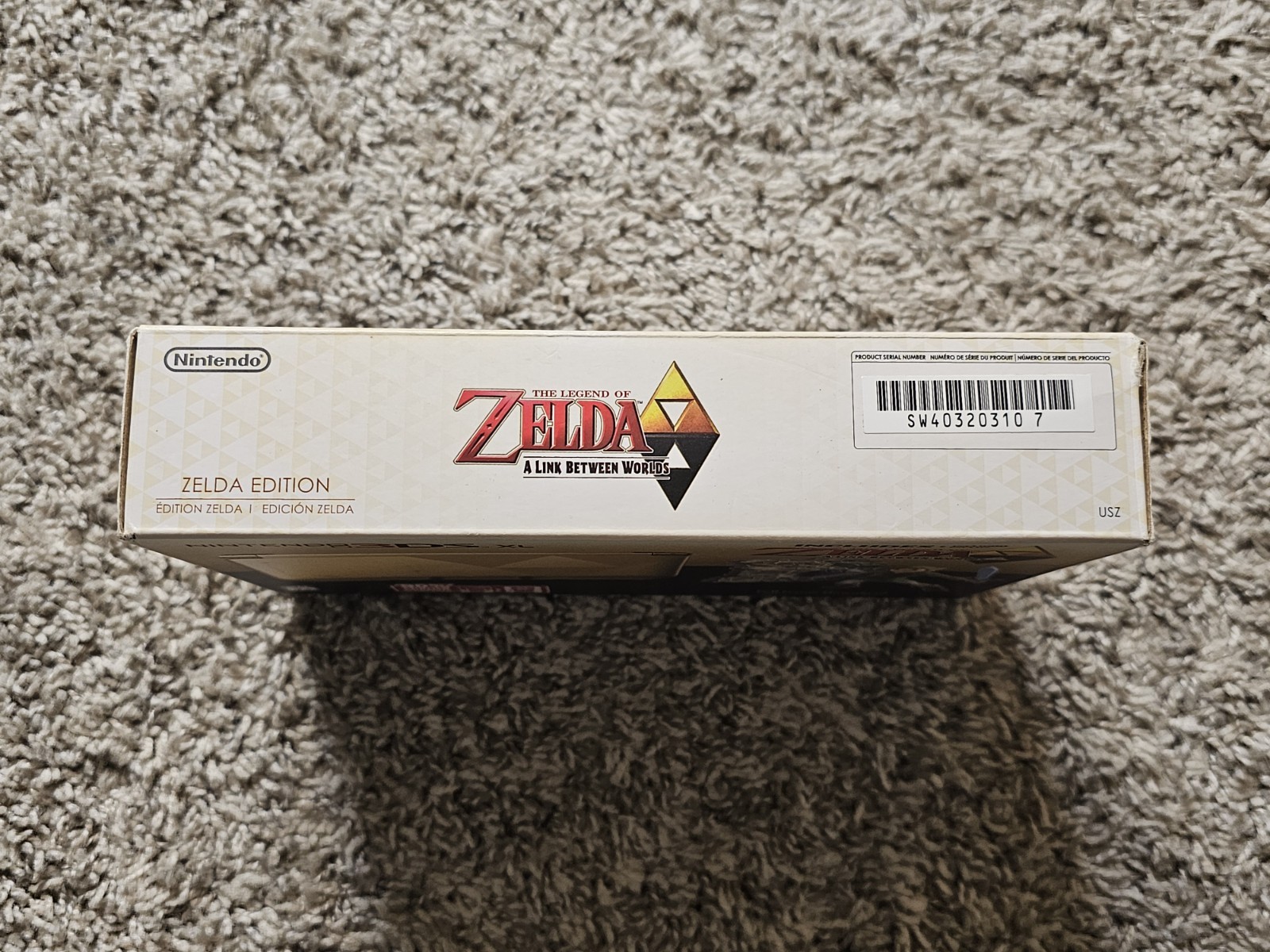 Legend Of Zelda Link Between Worlds Nintendo 3DS XL Limited Edition Console CIB
