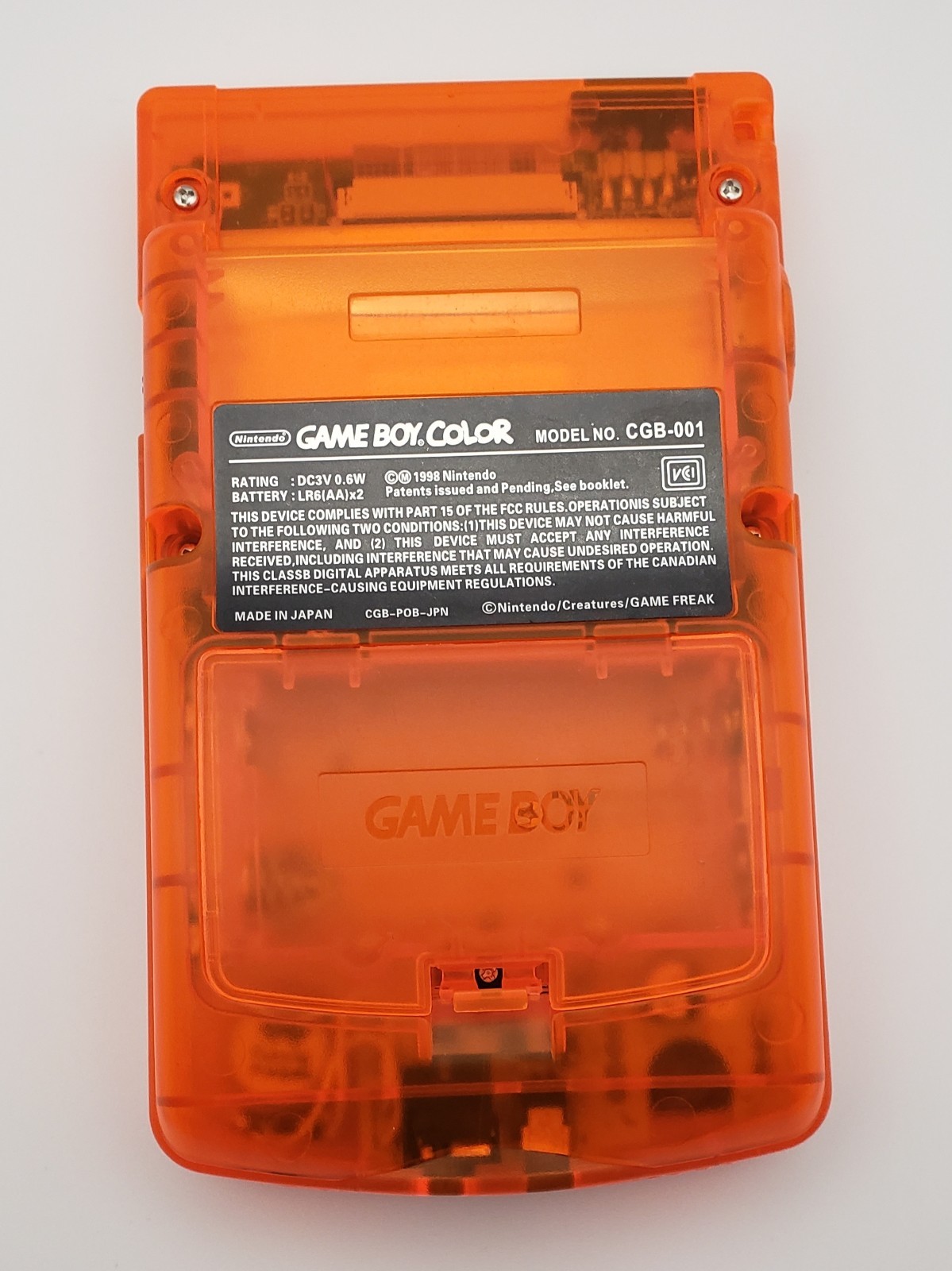 Laminated OLED Screen – Pikachu Game Boy Color – Upgraded Original GBC