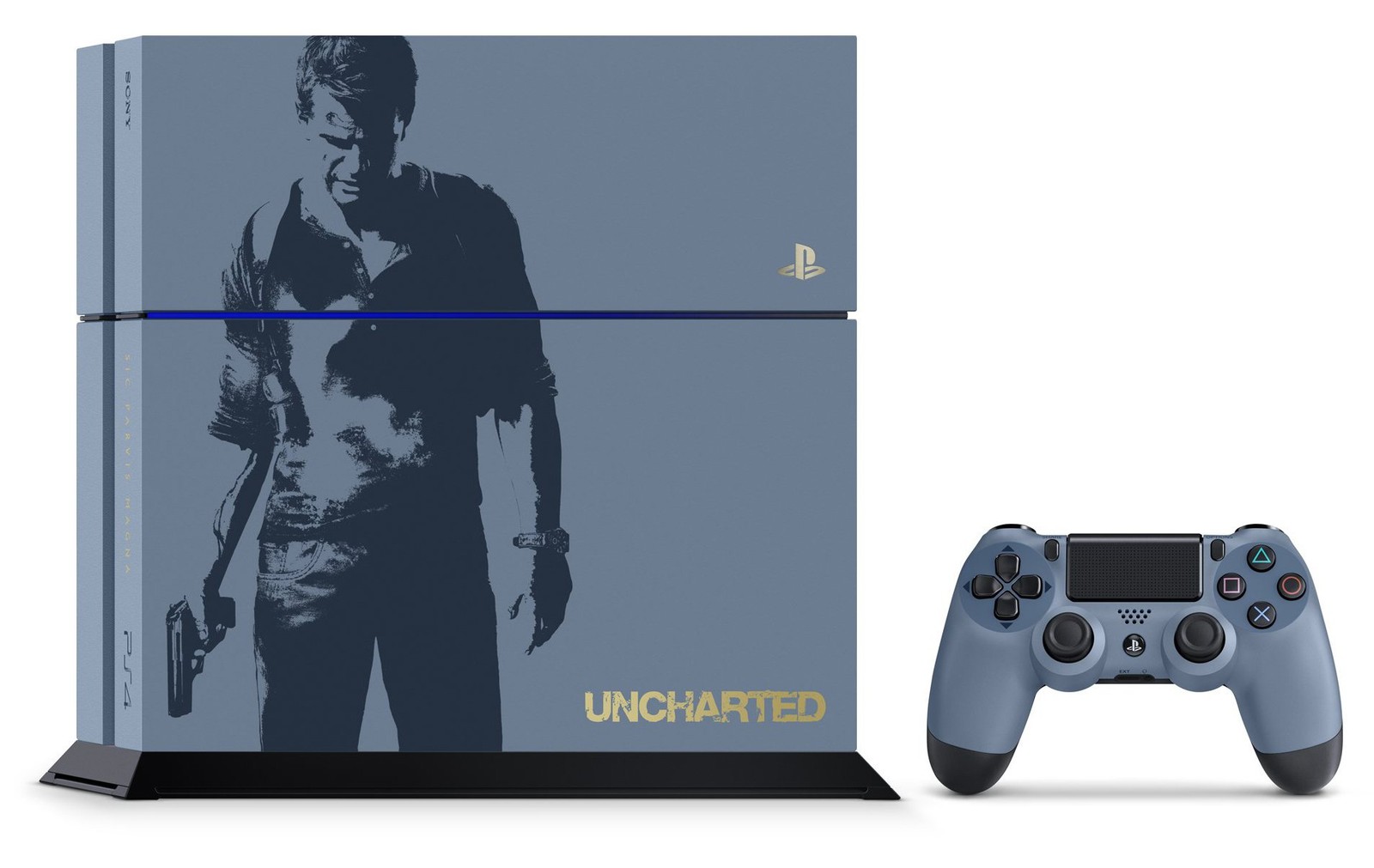 PlayStation 4 PS4 Uncharted Limited Edition Console set Gray Blue Dualshock4 JP
