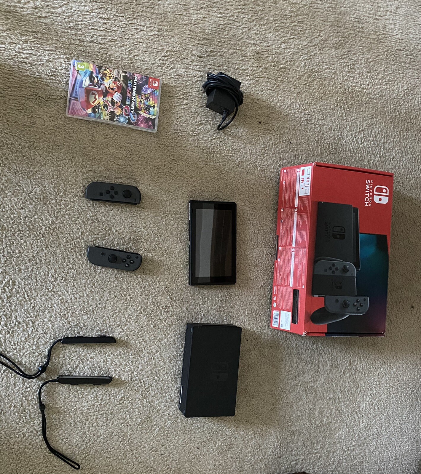 Nintendo Switch Game Console – 32GB, New Edition, With Mario Kart 8 Deluxe