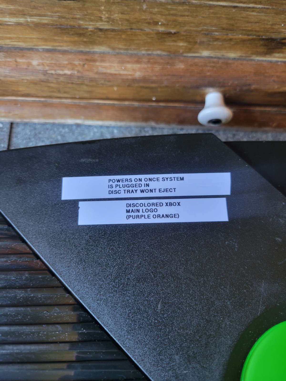 Original Microsoft Xbox Console Only System Needs Repair AS IS